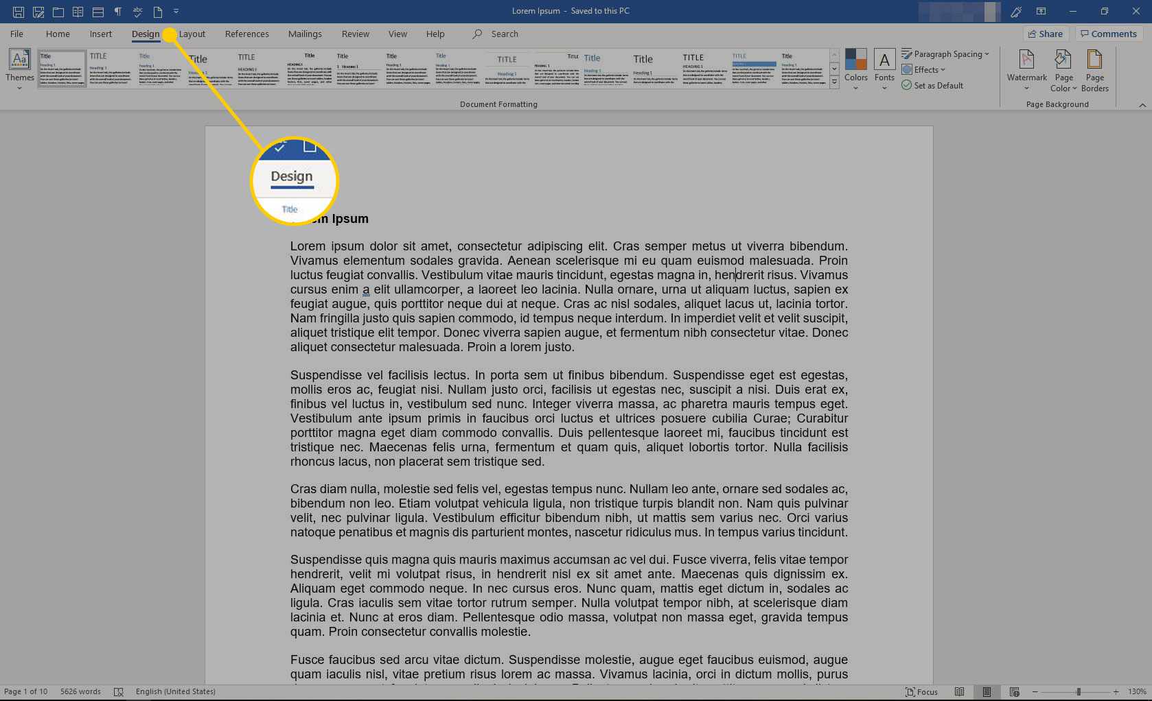 word 2016 for mac remove all highlighting